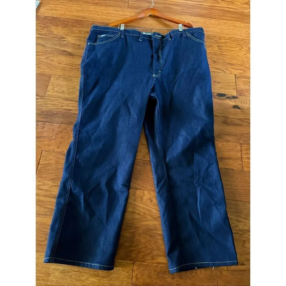 Lee Regular Fit Stretch Jeans – Big & Tall – Dark Wash – Men’s 50x30 (New
